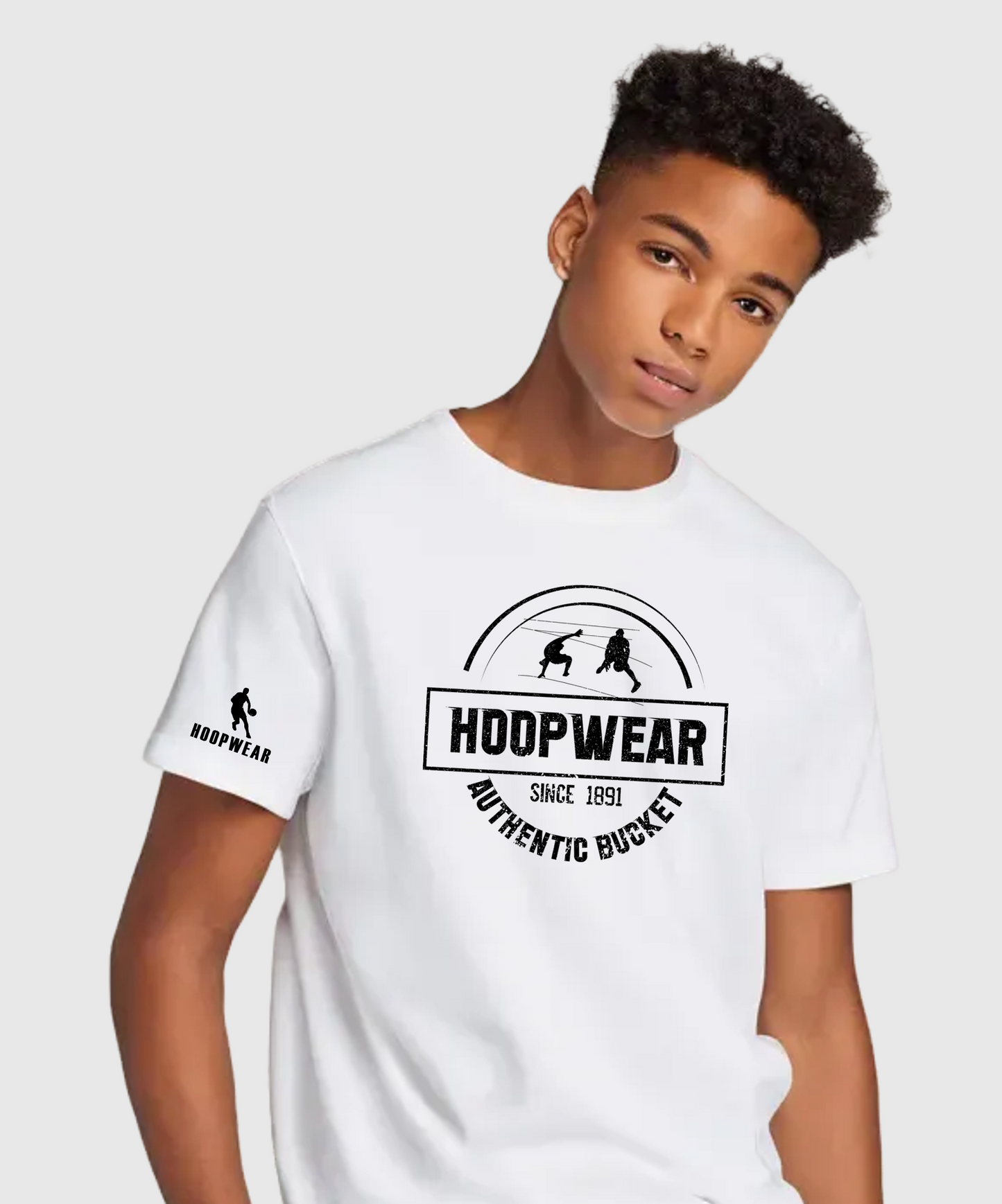 Authentic Bucket T-Shirt (White)