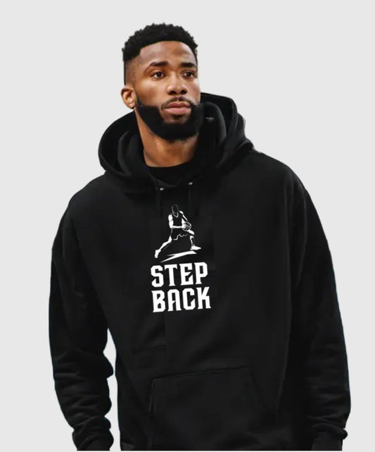 Step-Back Hoodie (Black)