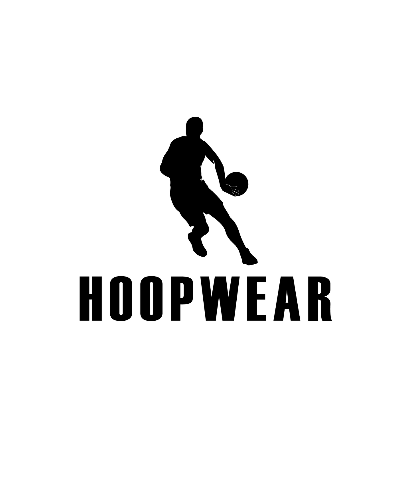 Hoopwear No-Look Logo Woman's Tee (White)