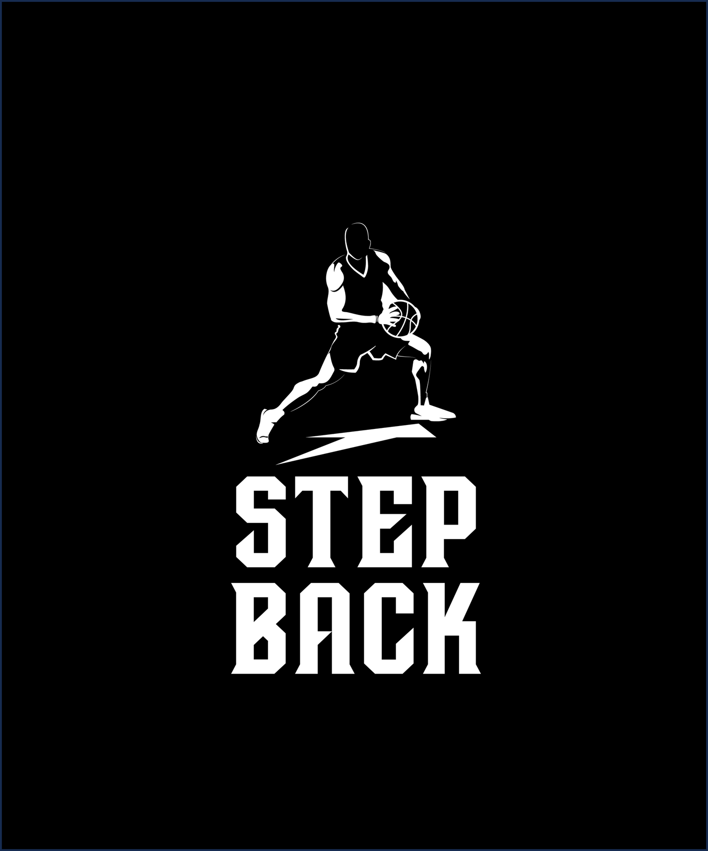 Step-Back T-Shirt (Black)