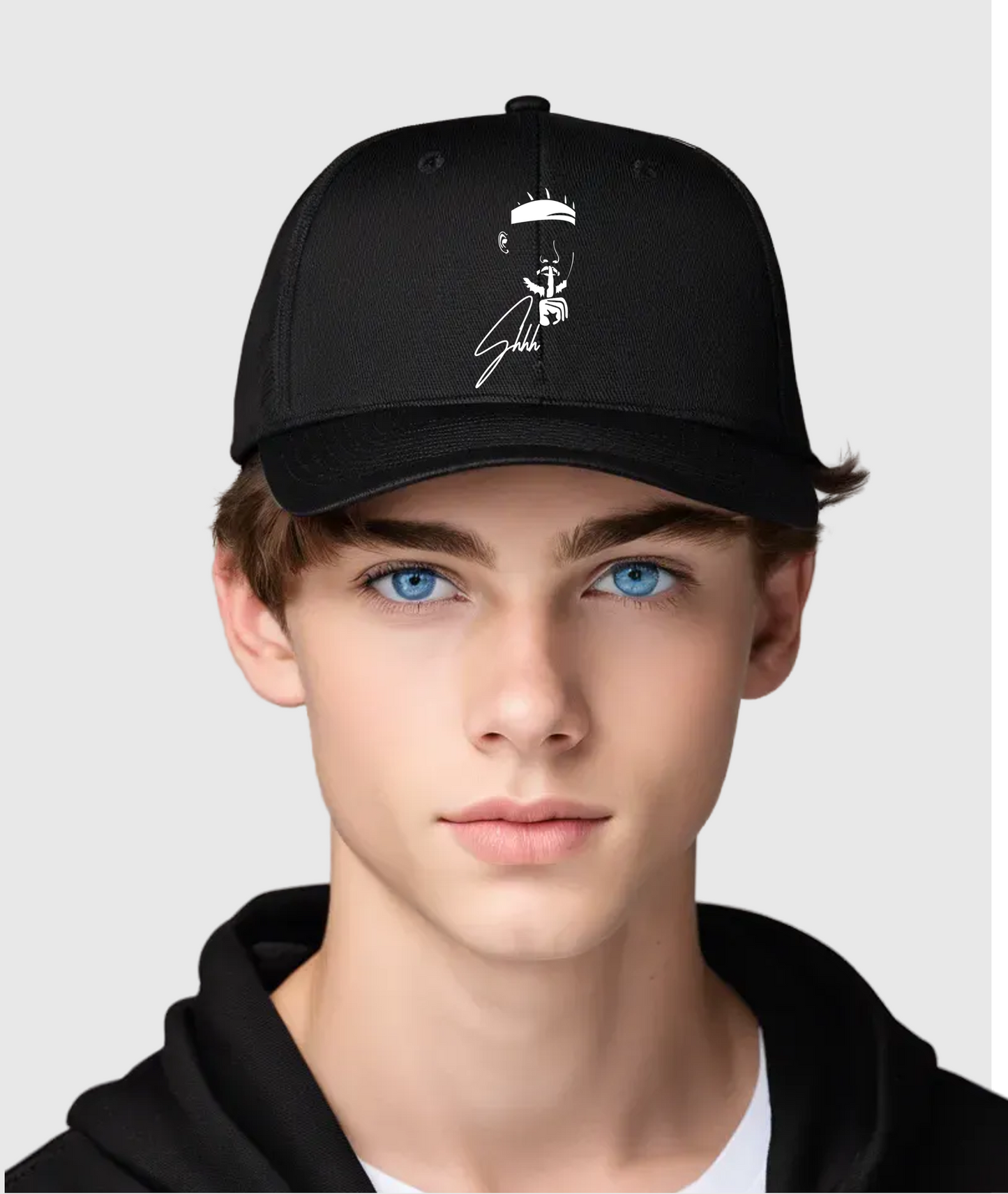 Shhh Hoopwear Hat (Black)